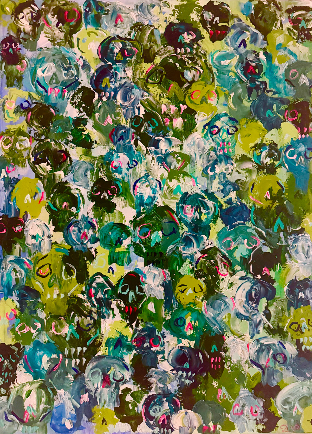 Skulls - Green