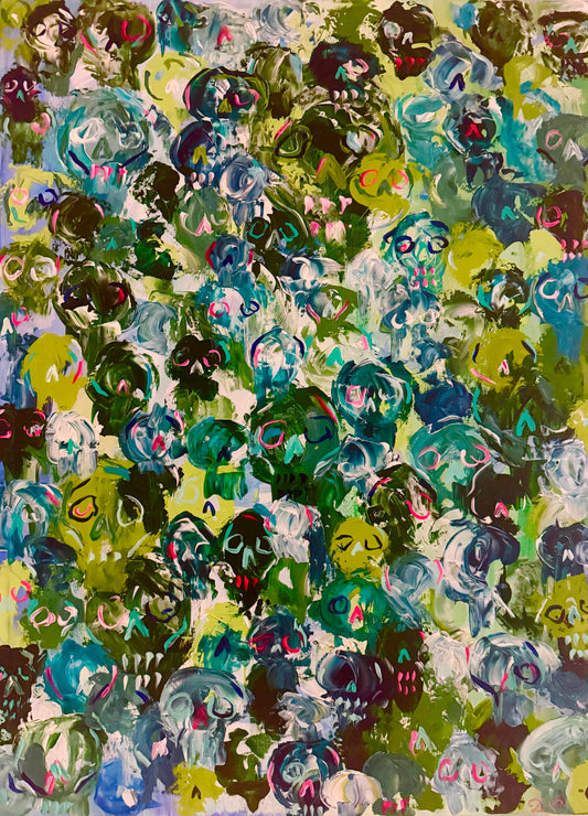 Skulls - Green